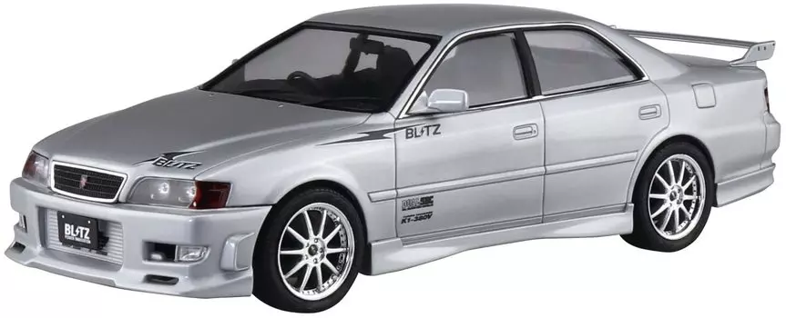 AOSHIMA Тюнингованная автомобильная серия Toyota Blitz JZX100 Chaser Tourer 1996 Пластиковая модель Литье Цвет 1/24 № 79