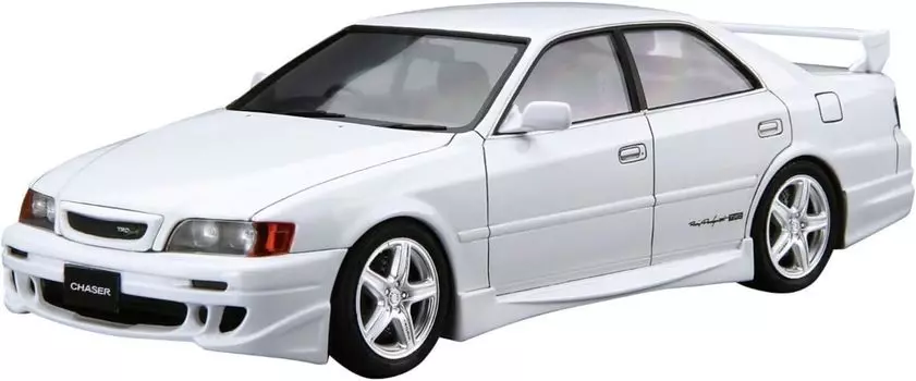 AOSHIMA Тюнингованная автомобильная серия Toyota TRD JZX100 Chaser Пластиковая модель 1/24 № 47 98