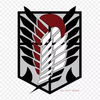 Aottg Skin Eren Yeager Clipart нашивки для одежды, большие аниме-нашивки, виниловая наклейка с теплопередачей, термопереносы для одежды