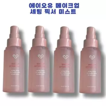 AOU Makeup Setting Fixer Mist Long-lasting Power Summer Fix Mist Makeup Setting Perfection, 4 Pieces, 50ml