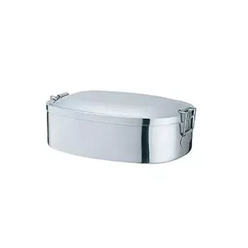 Aoyoshi Seisakusho CASUAL PRODUCT Stainless Steel Oval Lunch Box 061899