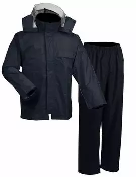 AP300 черный дождевик дождевик рабочий комплект верх и низ водонепроницаемый водоотталкивающий размер 5л [APt PRO] мужской чёрный