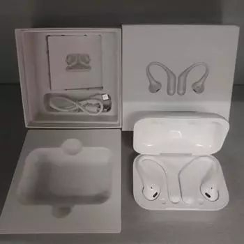 AP6 Беспроводные наушники с активным шумоподавлением Bluetooth 5.0 Наушники-вкладыши с шумоподавлением Датчик для наушников HD Вызов Музыкальная гарнитура с зарядным устройством белый