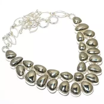 Apache Gold Gemstone Handmade 925 Silver Jewelry Necklace 18 JCN378-40