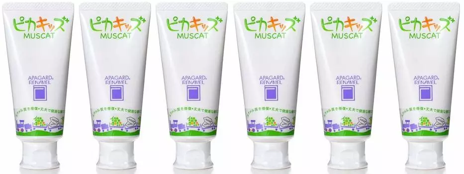Apagadrinamel Pika Kids 50 г 6 бутылок Muscat Mint [Уход за полостью рта] [Уход за зубами] [Зубная паста] Аромат