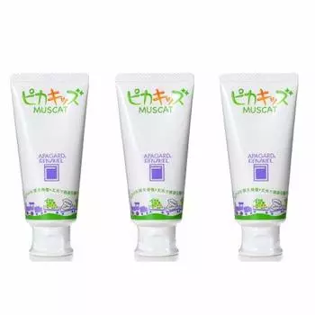 Apagar Trinamel Pika Kids 50 г 3 флакона Muscat Mint [Уход за полостью рта] [Уход за зубами] [Зубная паста] Аромат