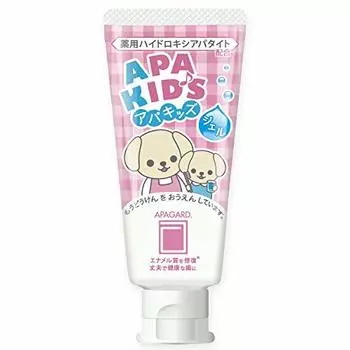 APAGARD APAGARD APAGARD APA Kids Gel 60g Cavity Prevention Children s Toothpaste Gel Type Strawberry ()