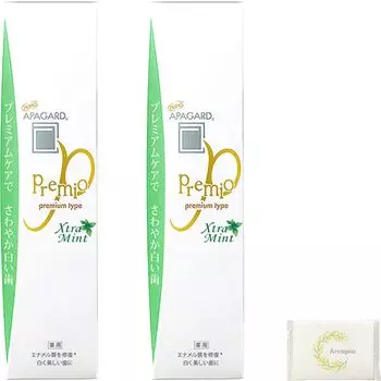 Apagard Premio Extra Mint 105 г x 2 Ko Sangi Отбеливающая зубная паста Премиум-типа Отбеливающая оригинальная салфетка В комплекте пробная версия для регулярного использования