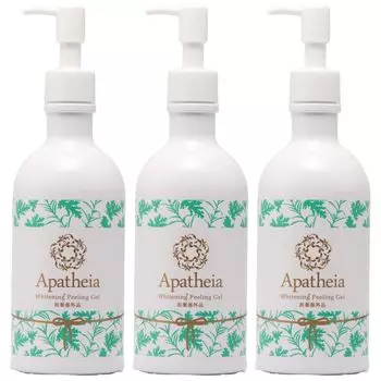 Apatheia Medicated Whitening Peeling Gel Platinum x 3 бутылки Horny Care Whitening [300 г набор] Квази-лекарство (трава)