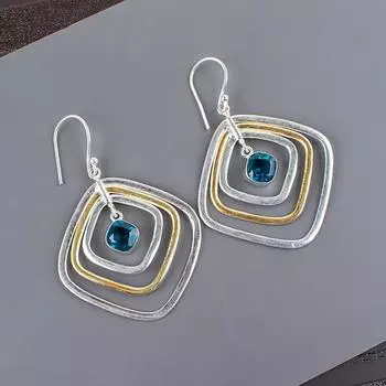 Apatite Gemstone 925 Sterling Silver Handmade Jewelry Earrings2.44 Gift For Her EE-70-12