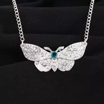 Apatite Gemstone 925 Sterling Silver Jewelry Pendant 0.7 Gift For Girlfriend CP-35-14