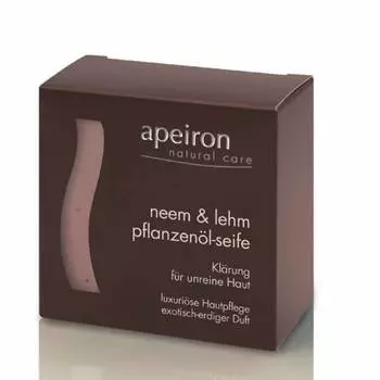 Apayron Мыло с растительным маслом Ним и Глина 100 г