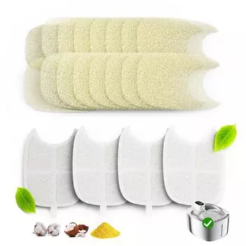 APD APETDOLA Cat Water Drinker Set of Pet Poter Сменный фильтр для домашних животных, эксклюзивно для фильтра FS10 Pro, 8, Фильтр, 6-слойный фильтр,