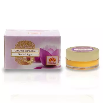 Апельсиновый бальзам для губ (8 г), Orange Lip Balm, Vrindaam 12