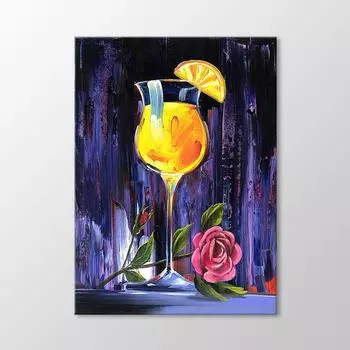 Апельсиновый коктейльный стол