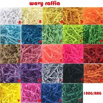 Aper рафия измельченная бумага украшения DIY конфетти подарочная коробка наполнитель материал свадебный декор аксессуары 50 г B