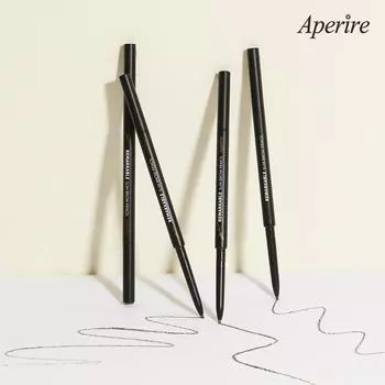 Aperire Remarkable Ultra-Slim Eyebrow Pencil 1+1 Thin Brow Cheongdam-dong Рекомендация YouTube, 02 Натуральный коричневый+02 Натуральный коричневый, 1 шт.