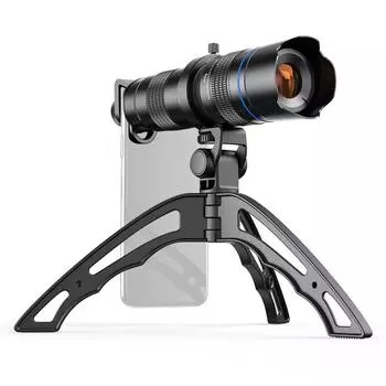 APEXEL JS20-40XJJ04 Металлический однотрубный телескоп HD с 20-40-кратным зумом Внешний монокуляр с двойной регулировкой чёрный
