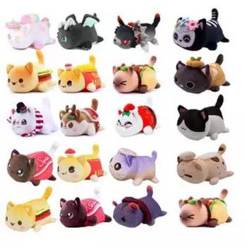 Aphmau Cat Мягкие игрушки Животное Plushie Плюшевая кукла для девочек Подушка Домашний декор Рождество 1