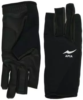 APIA APIA Finger Cut черные перчатки L/AW чёрный