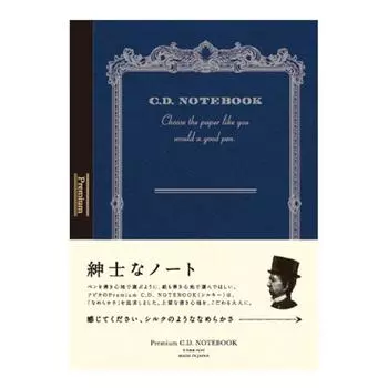 Apica Premium CD Notebook Horizontal Ruled A6 Blue CDS70Y,