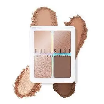 APIEU Full Shot Routine Eye Palette, No. 3 Stubborn Teddy, 1 piece