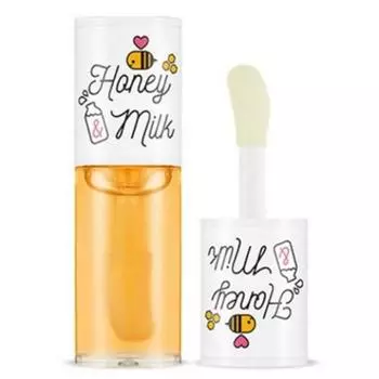 APIEU Honey & Milk Lip Oil O8580, с ароматом молока, 5 г, 1 шт.