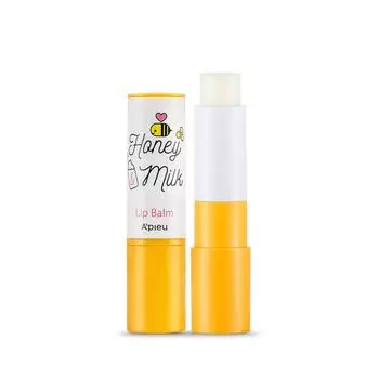 APIEU Honey & Milk Nutrition Lip Balm, 3.3g, 1 piece