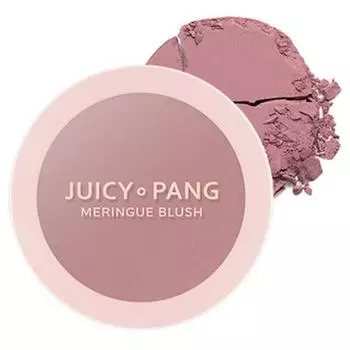 APIEU Juicy Pang Meringue Pact Blusher 5,2 г, BE02 Сушеная слива Lang, 1 шт.