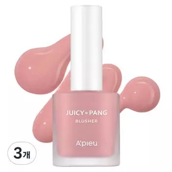 APIEU Juicy Pang Water Blusher 8g, PK03 My Heart Guava, 3 packs