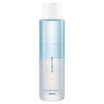 APIEU Mineral Lip & Eye Remover [Большая емкость] (Омарин)_O0464, 250мл, 1 шт.
