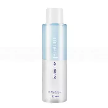 APIEU Mineral Lip & Eye Remover большой емкости Omarin, 250 мл, 6 шт.
