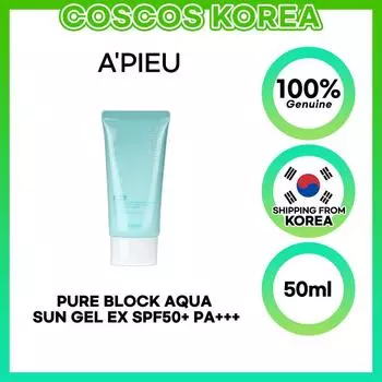 Apieu Pure Block Aqua Sun Gel EX 50 мл SPF50+/PA+++ 1pc