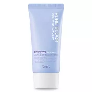 APIEU Pure Block Natural Водостойкий солнцезащитный крем SPF50+ PA+++, 1 шт.