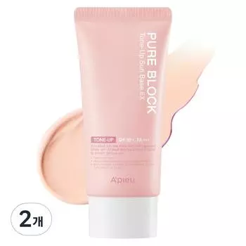APIEU Pure Block Tone Up Sun Base EX SPF50+ PA+++, 50ml, 2 units