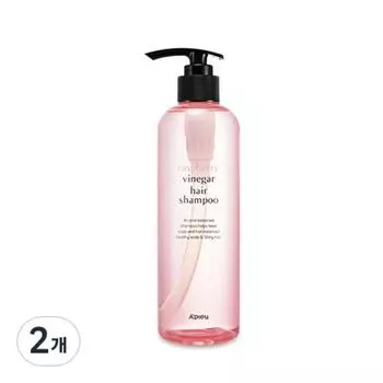 APIEU Raspberry Vinegar Hair Shampoo, 500ml, 2 units
