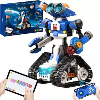 Apitor Robot J Программирование робота STEM Образовательное здание Дистанционное управление Раннее образование для начальной школы Scratch Радиоуправляемый образовательный