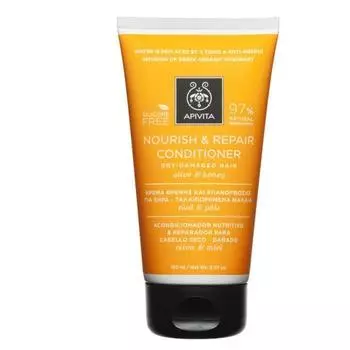 Apivita Питательный и восстанавливающий кондиционер с оливой и медом 150 мл
