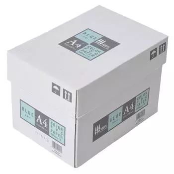 APJ Japan Color Copy Paper A4 Blue Paper Thickness 2500 sheets sheets x 5 (APPJ) 0.09mm (500 books)
