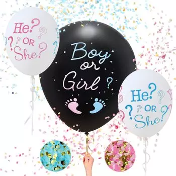 aplans Gender Reveal Baby Gender Balloon Announcement Gender Reveal Gender Reveal Balloon Cake Confetti Balloon aplans Original Design Balloons (Маленький