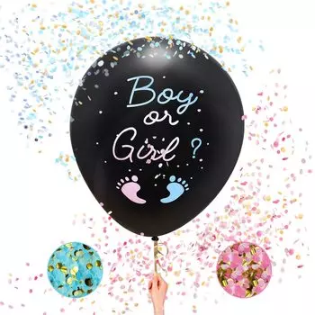 aplans Gender Reveal Baby Gender Balloon Announcement Gender Reveal Gender Reveal Balloon Cake Confetti Balloon aplans Original Design Small (нет