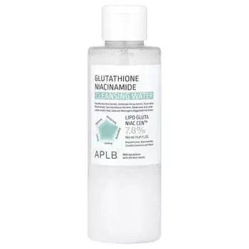 APLB, Глутатион Ниацинамид, Очищающая вода, 5,41 жидких унций (160 мл)