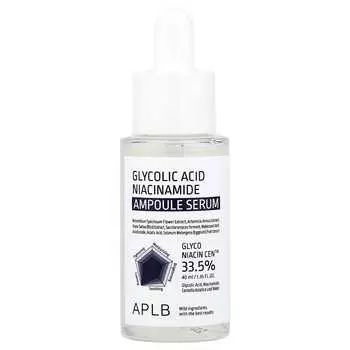 APLB, Glycolic Acid Niacinamide Ampoule Serum, 40ml (1.35 fl oz)
