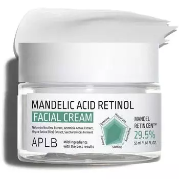 Крем для лица с ретинолом и миндальной кислотой APLB 55 мл #55ml 1PCS