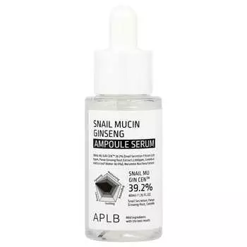 APLB Snail Mucin Ginseng Ampoule Serum, 40ml (1.35 fl oz)