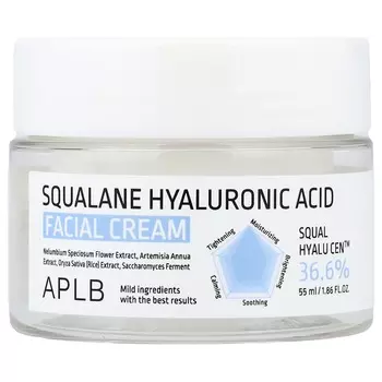 APLB, Squalane Hyaluronic Acid Facial Cream, 55ml (1.86 fl oz)