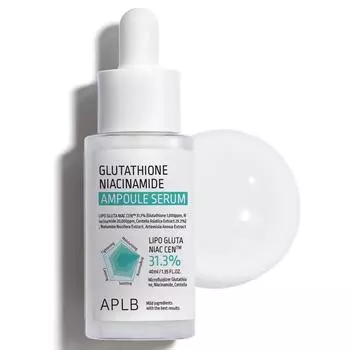 Aple B Glutathione Niacinamide Ampoule Serum, 40ml, 1 piece