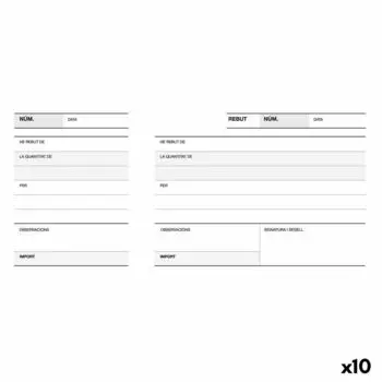 Apli A16 Буклет каталонских рецептов размером 1/3, 100 разделов. (10 единиц)