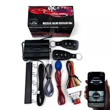 APP control pke интеллектуальный индукционный модуль бесключевого доступа с дистанционным управлением контроллер центрального замка система центрального замка двери автомобиля