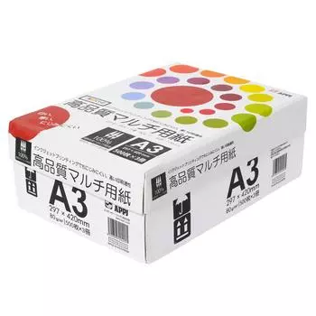 APP High White Copy Paper Multi Paper Ultra High White Whiteness A3 Paper Thickness 1500 Sheets Sheets x 3 Inkjet Paper PEFC Certified 98% 0.106mm